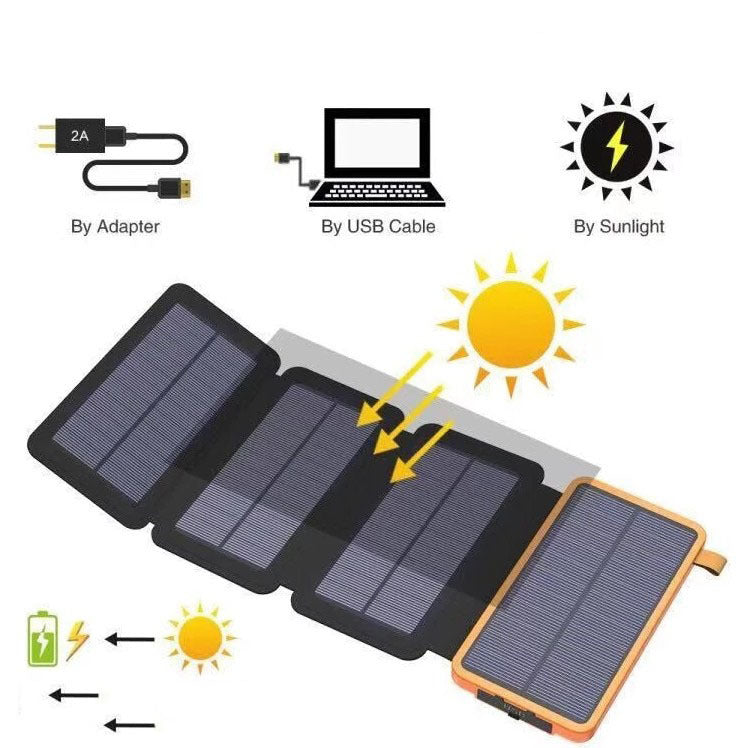 Solar Power Pad 20000mAh Waterproof Portable Charger