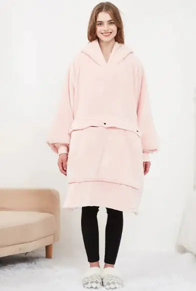 Heated Hoodie Blanket for a Cozy Day