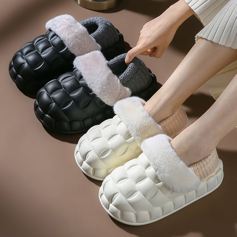 Bubble Shoes with Foldable Heel Slippers