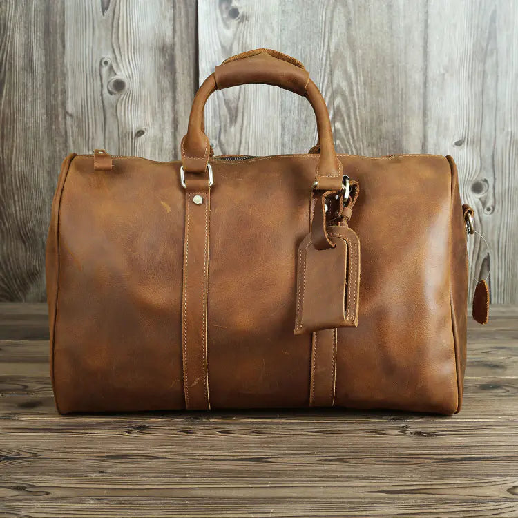 Men's Vintage Handheld Travel Luggage Bag