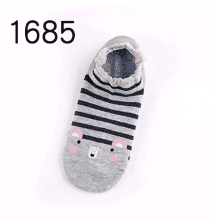 Animal Plush Cotton Socks for Women