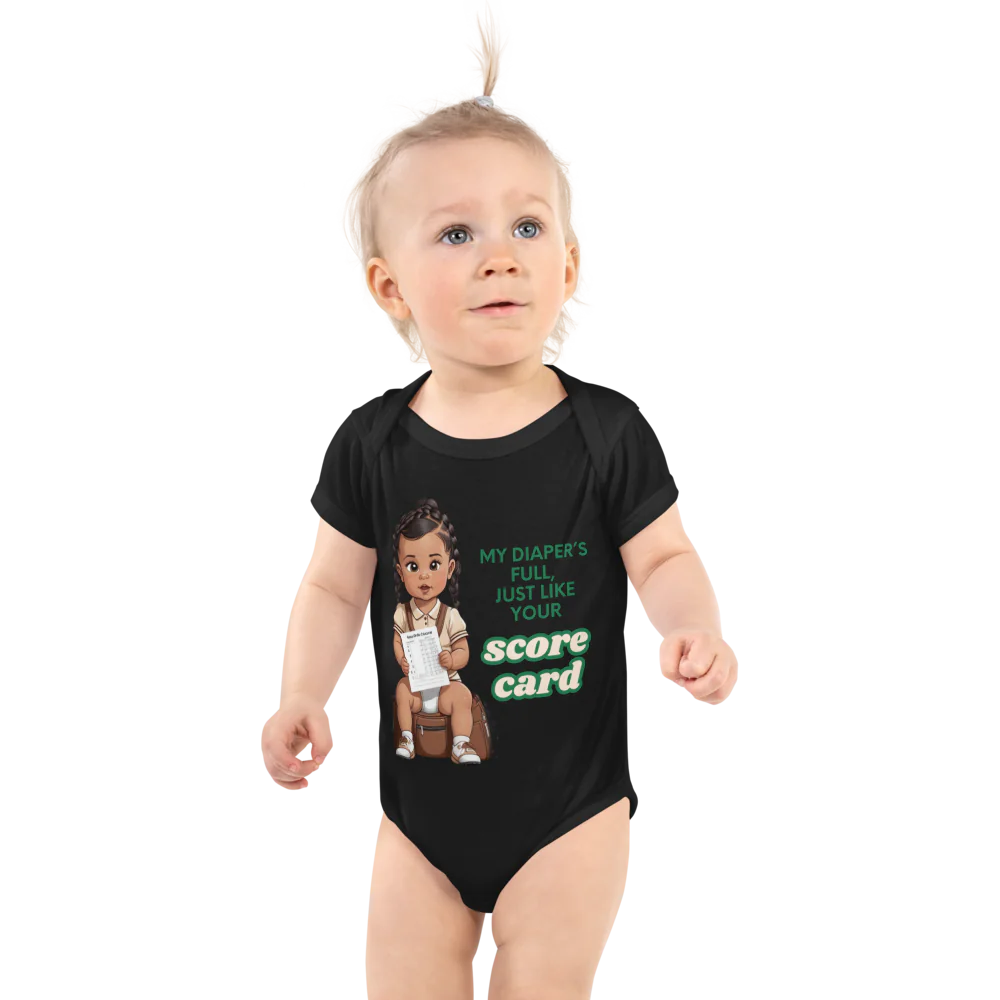 Full Diaper, Full Scorecard – Cheeky Golf Baby Vest