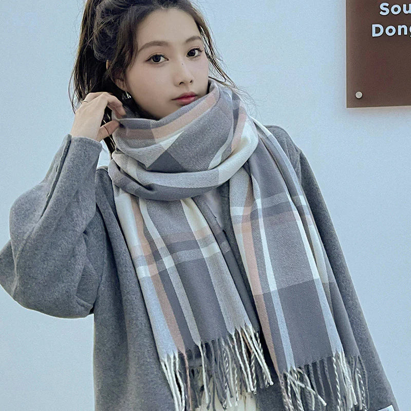 Cashmere Winter Warm Thickened Cute Fashion Scarf