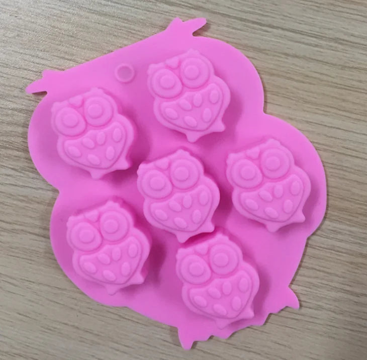 Silicone Chocolate Mold - Owl Aroma Mold