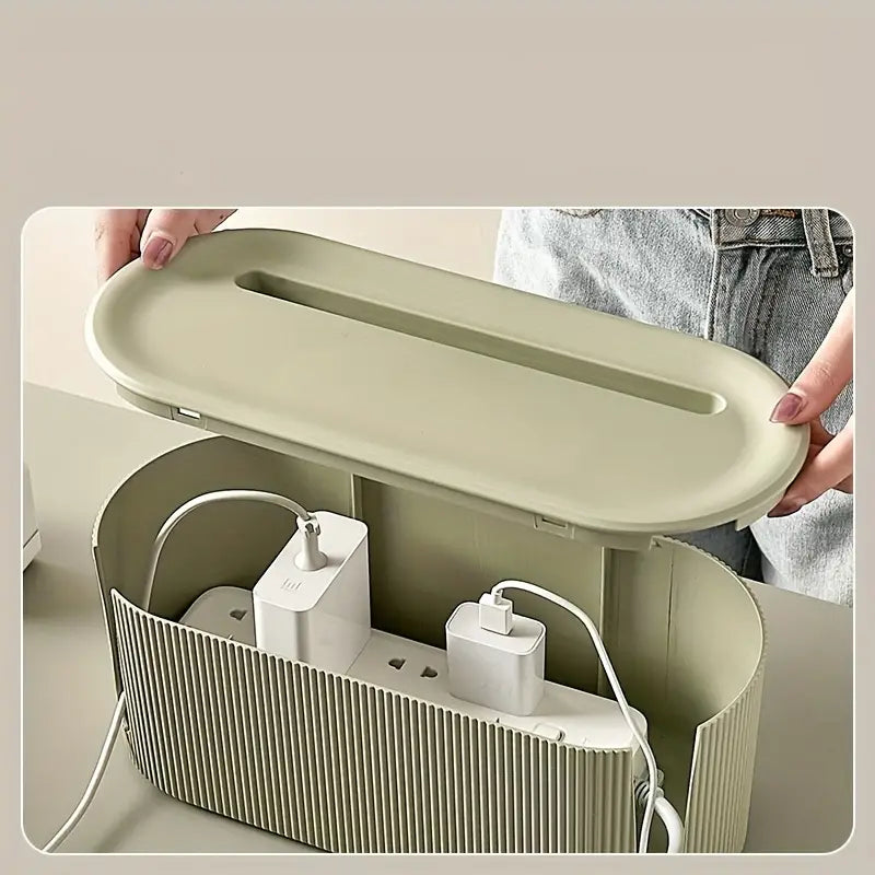 Cable Organizer Box for Desk