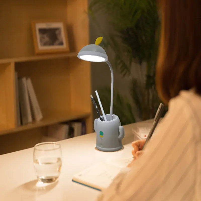 Creative Cactus LED Desk Lamp with Storage (USB)