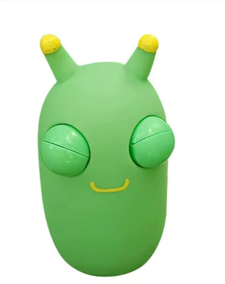 Stress-relief squeezy caterpillar