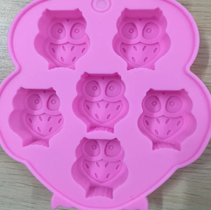 Silicone Chocolate Mold - Owl Aroma Mold