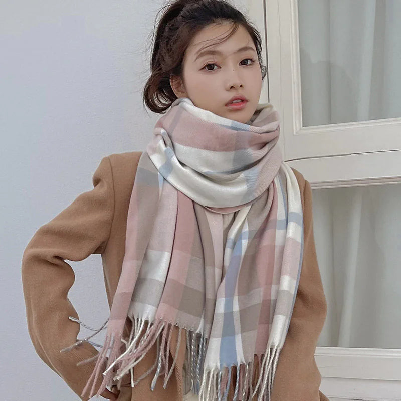 Cashmere Winter Warm Thickened Cute Fashion Scarf