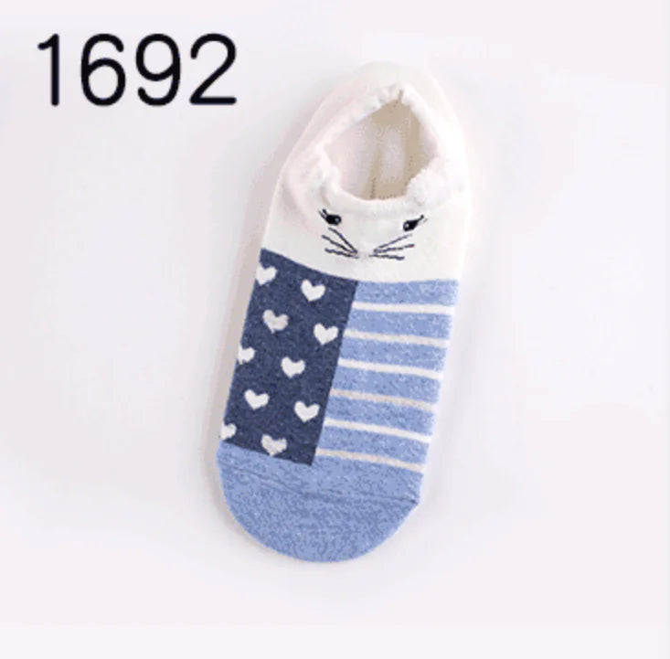 Animal Plush Cotton Socks for Women
