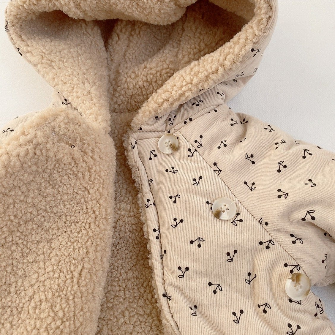 Thickened Cashmere Winter Coat for Kids