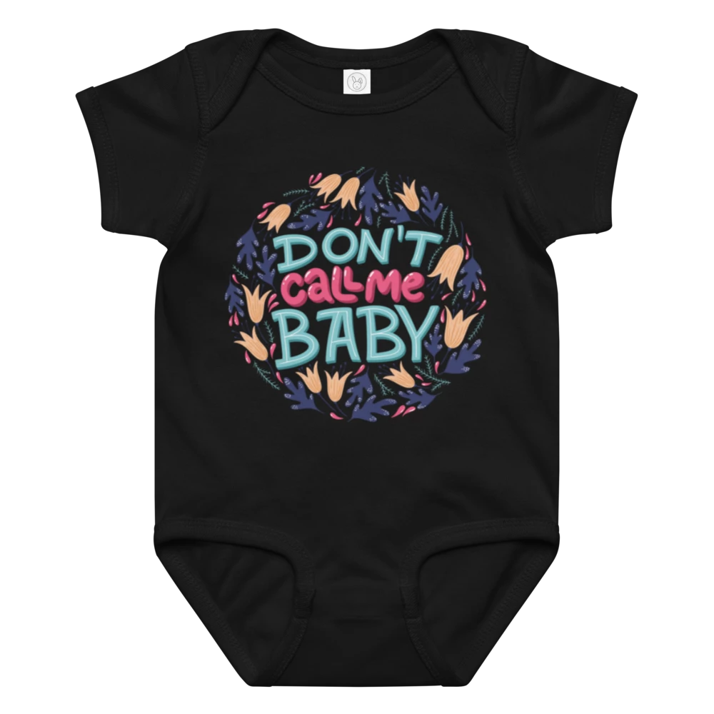 Don't Call Me Baby – Cheeky Baby Jersey Bodysuit