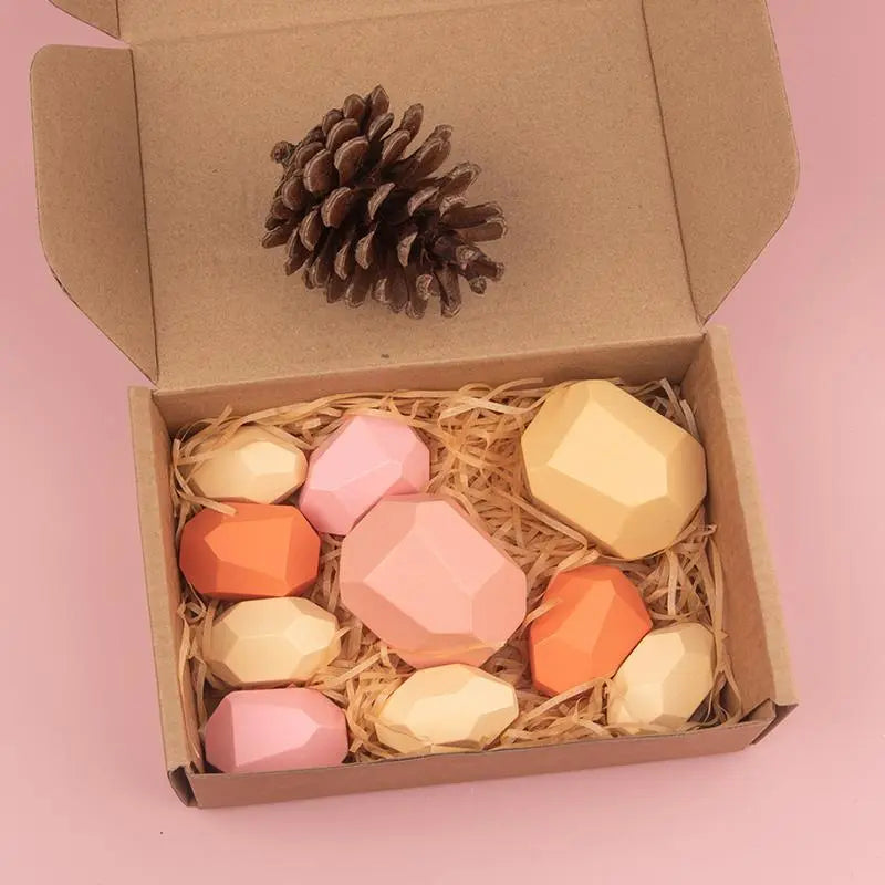 Children's colorful Jagged Stone Toys