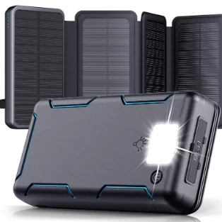 Solar Power Pad 20000mAh Waterproof Portable Charger
