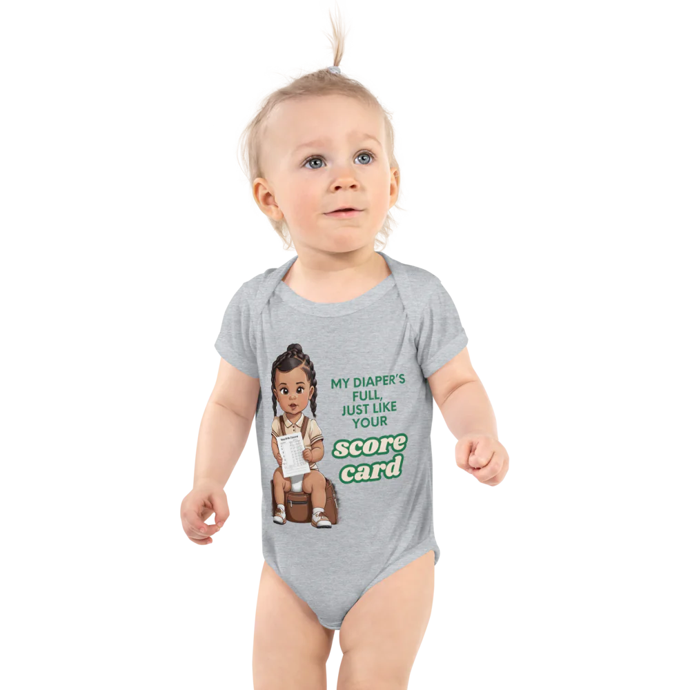 Full Diaper, Full Scorecard – Cheeky Golf Baby Vest