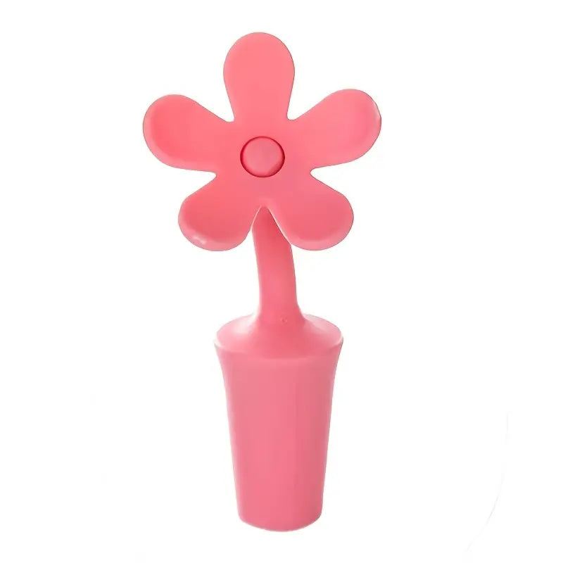 Flower Silicone Wine Stopper, Reusable Bottle Stopper
