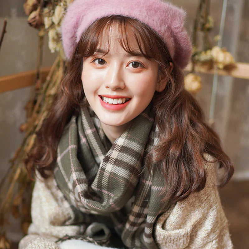 Cashmere Winter Warm Thickened Cute Fashion Scarf