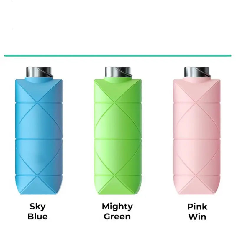 Collapsible BPA-Free Silicone Water Bottle 25oz