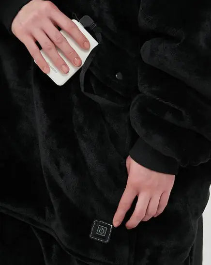 Heated Hoodie Blanket for a Cozy Day
