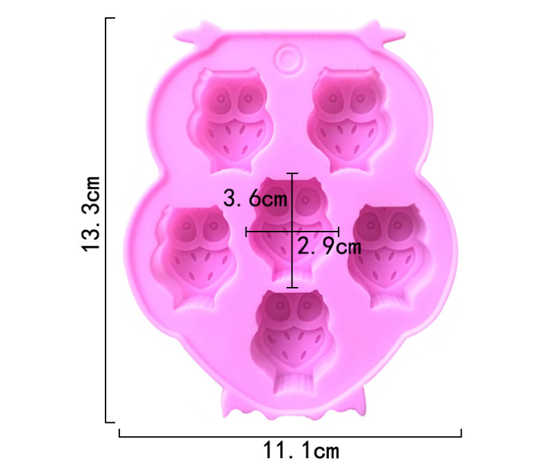 Silicone Chocolate Mold - Owl Aroma Mold