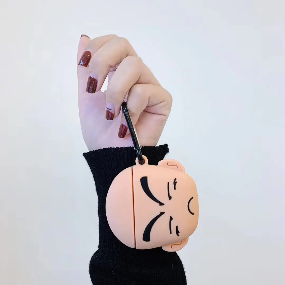 Krillin Dragon Ball Silicone AirPods Case for Wireless Earbuds