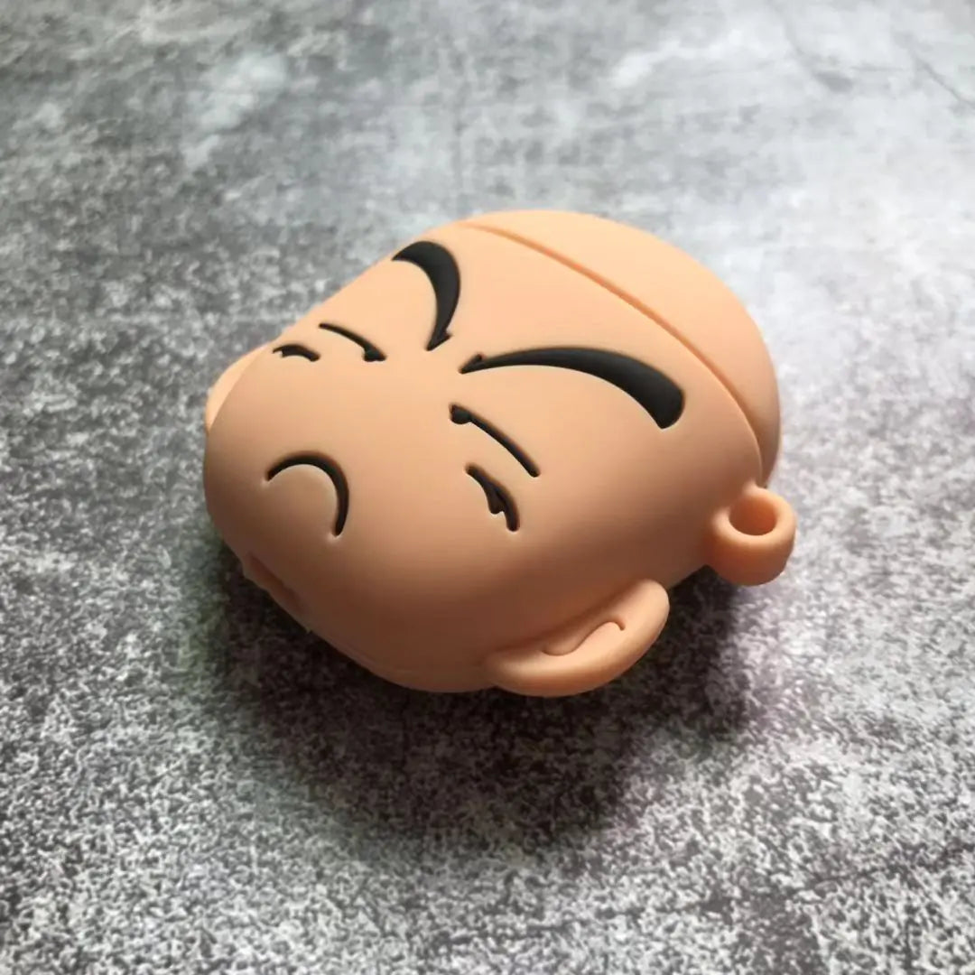 Krillin Dragon Ball Silicone AirPods Case for Wireless Earbuds