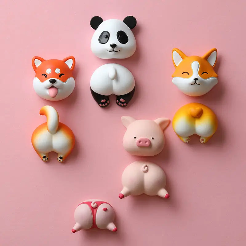 Creative Animal Fridge Magnets (2pcs Set)