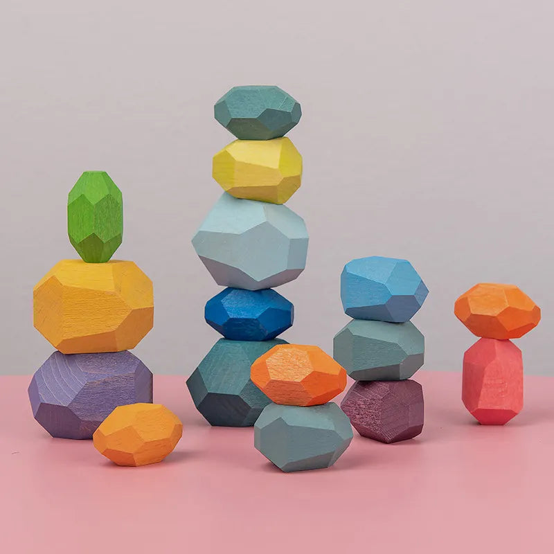 Children's colorful Jagged Stone Toys