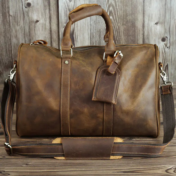 Men's Vintage Handheld Travel Luggage Bag