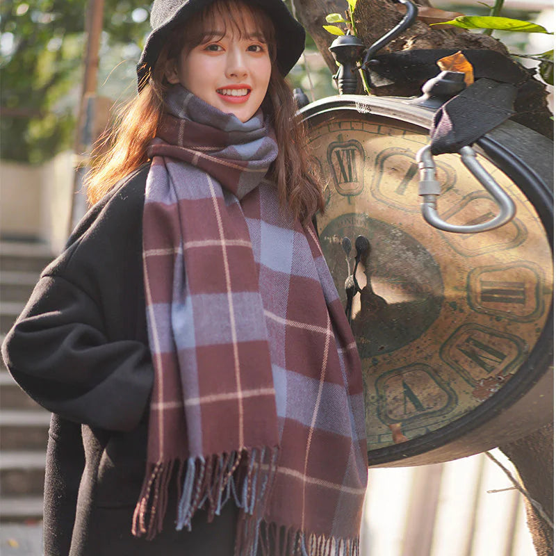 Cashmere Winter Warm Thickened Cute Fashion Scarf