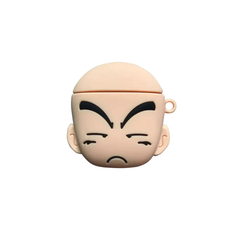 Krillin Dragon Ball Silicone AirPods Case for Wireless Earbuds