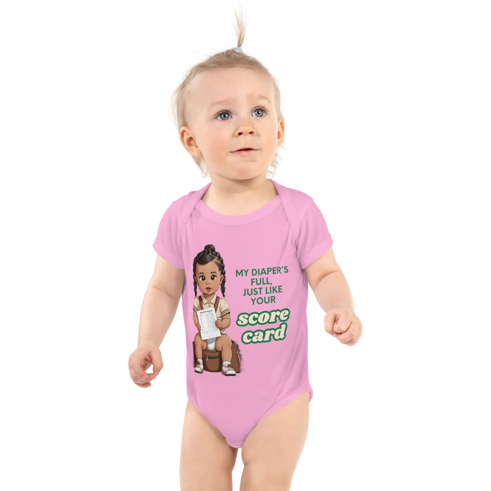 Full Diaper, Full Scorecard – Cheeky Golf Baby Vest