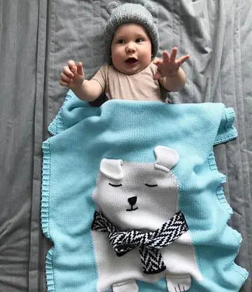 3D Cotton Baby Blanket for Kids - Summer Nap Blanket