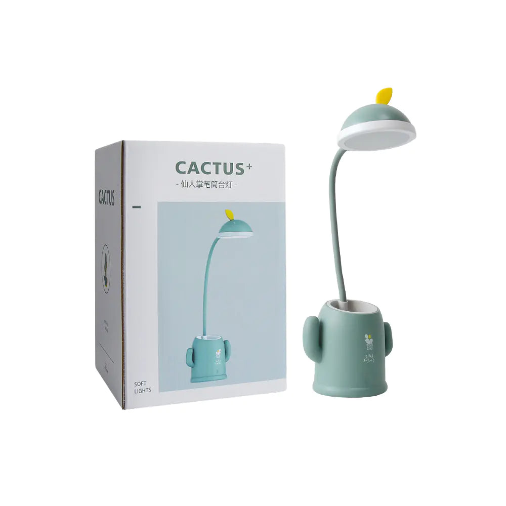 Creative Cactus LED Desk Lamp with Storage (USB)
