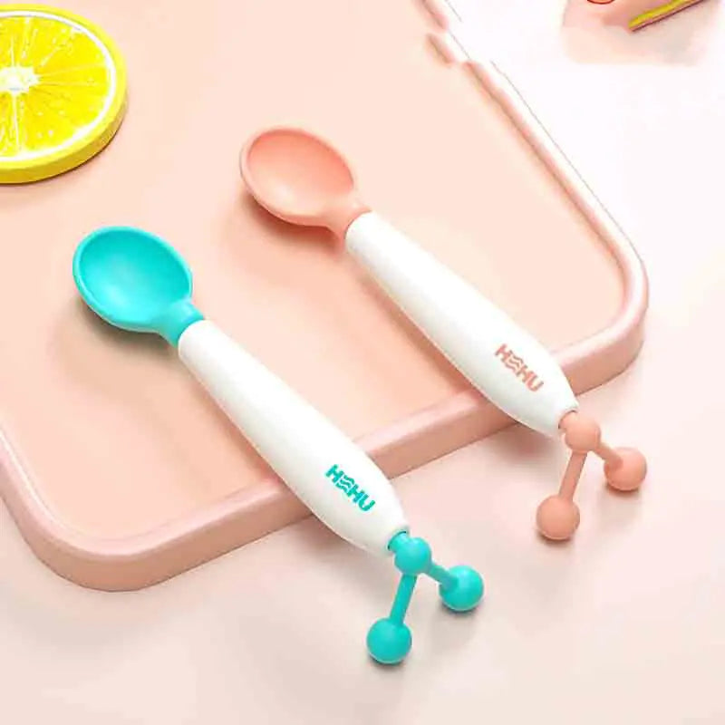 Balance Anti-Spill Baby Training Rice Spoon