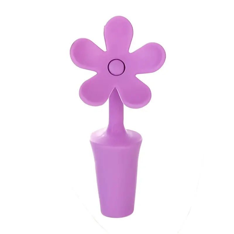 Flower Silicone Wine Stopper, Reusable Bottle Stopper