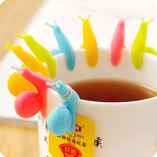 Silicone Snail Tea Infuser and Tea Bag Holder