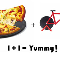 Bicycle Pizza Knife with Ergonomic Handle and Sharp Blade