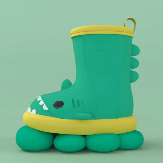Shark-Themed Kids Rain Boots for Outdoor Fun