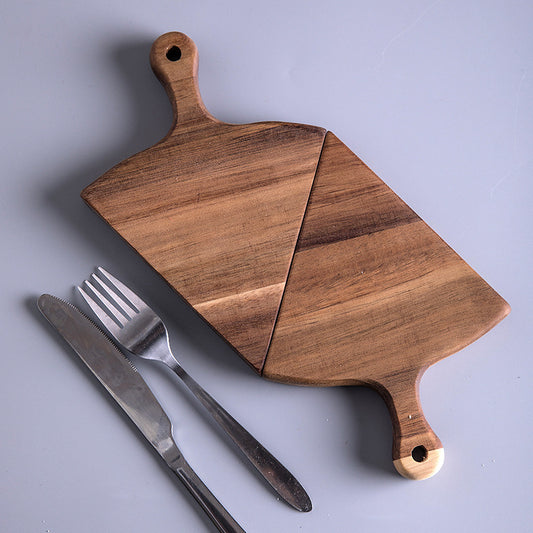 Pizza Shaped Wooden Plate