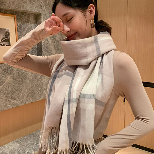 Cashmere Winter Warm Thickened Cute Fashion Scarf