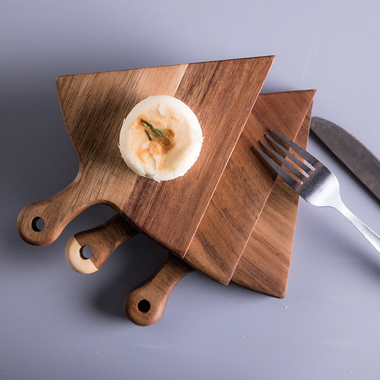Pizza Shaped Wooden Plate