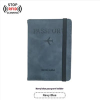PU Leather Passport & Luggage Tag Set
