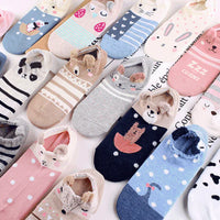 Animal Plush Cotton Socks for Women