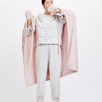 Cute Thick Rabbit Cape Shawl Blanket, Rabbit Fleece Blanket