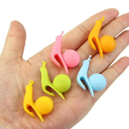 Silicone Snail Tea Infuser and Tea Bag Holder