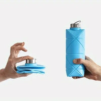 Collapsible BPA-Free Silicone Water Bottle 25oz