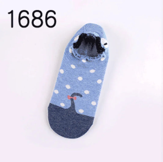 Animal Plush Cotton Socks for Women