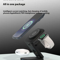 The Juice Dock – 3-in-1 Foldable Mag Charging Station
