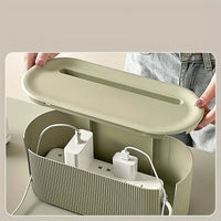 Cable Organizer Box for Desk